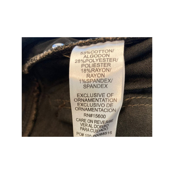 Wit & Wisdom Ab-Solution High Rise Ankle Skimmer Jeans Size 4 Brown Leopard NWT - Picture 5 of 6